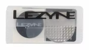 Zestaw naprawczy Lezyne smart patch kit clear - łatki samoprzylepne 6szt, duża łata, tarka stalowa