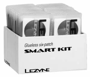 Foto mini 2 - Zestaw naprawczy Lezyne smart patch kit clear - łatki samoprzylepne 6szt, duża łata, tarka stalowa