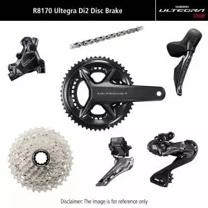 Grupa Shimano Ultegra DI2 R8170 Hamulce Tarczowe 165 mm, 52x36T, 11-30