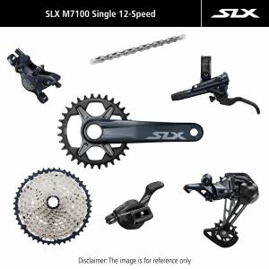 Foto mini 1 - Grupa Shimano SLX M7100 2-Tłoki 170 mm, 32T, 10-45