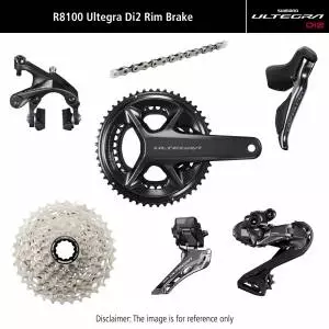 Grupa Shimano Ultegra Di2 R8100 165 mm 52x36T 11-30