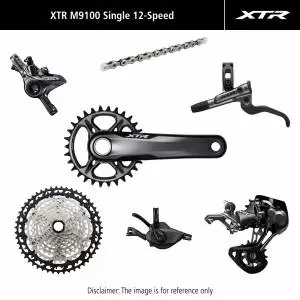 Grupa Shimano XTR M9120 2-Tłoki 175 mm, 36T, 10-51