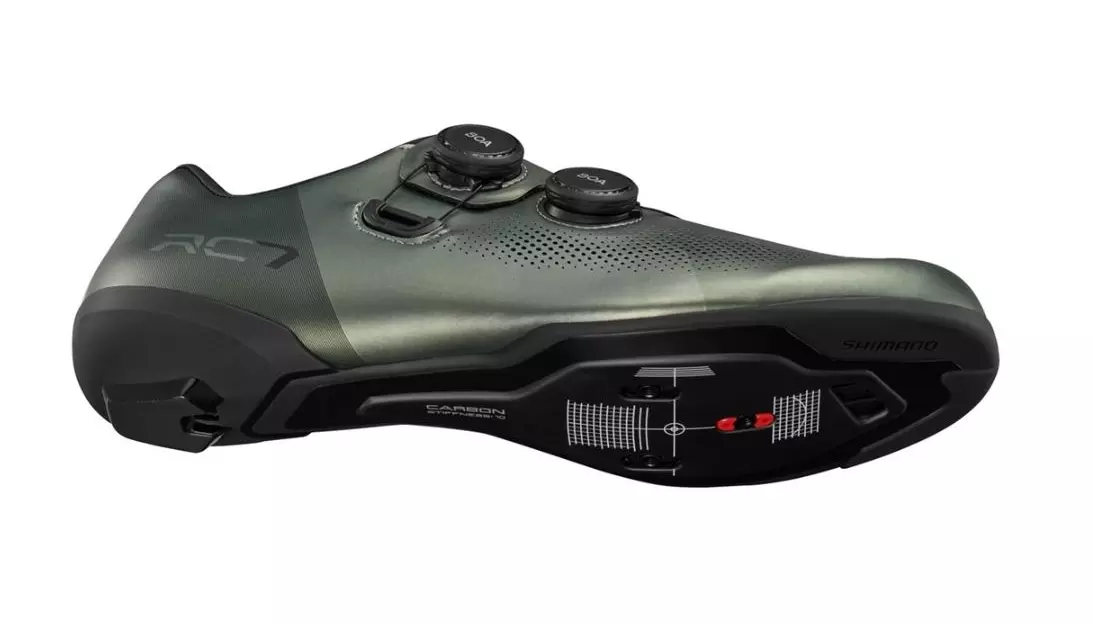 Buty szosowe Shimano SH-RC703M zielone 45.0 foto 12