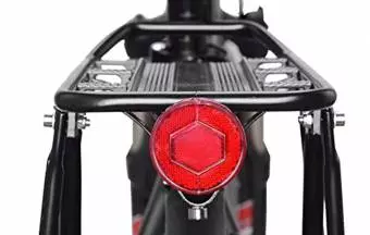 Foto mini 4 - Tylny Bagażnik Rowerowy Z Błotnikiem I Odblaskiem Rockbros HJ1008-1 Czarny