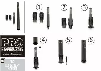 Foto mini 2 - Uchwyt baterii Di2 PRO do sztycy 30.9 - 31.6mm