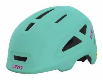 Foto mini 2 - Kask dziecięcy GIRO SCAMP II MIPS matte screaming teal bright pink rozmiar XS 45-49cm