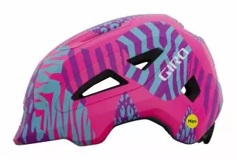 Kask dziecięcy GIRO SCAMP II MIPS matte pink animal rozmiar S 49-53cm