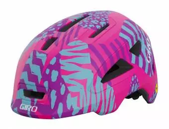 Foto mini 2 - Kask dziecięcy GIRO SCAMP II MIPS matte pink animal rozmiar S 49-53cm