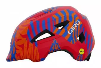 Kask dziecięcy GIRO SCAMP II MIPS matte red animal rozmiar XS 45-49cm