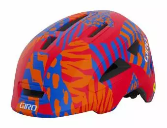 Foto mini 2 - Kask dziecięcy GIRO SCAMP II MIPS matte red animal rozmiar XS 45-49cm