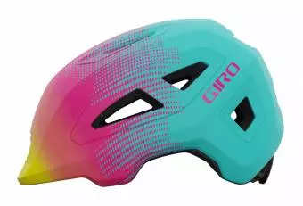 Wariant kolorystyczny produktu Kask dziecięcy GIRO SCAMP II matte teal pink towers rozmiar S 49-53cm