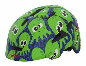 Foto mini 2 - Kask dziecięcy GIRO SCAMP II matte midnight bright green inked rozmiar S 49-53cm