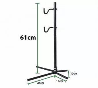 Foto mini 3 - Stojak serwisowy na rower, wolnostojący, uchwyt za widełki ramy