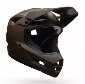 Foto mini 2 - Kask full face BELL SANCTION 2 matte dark brown roz. L 57-59cm