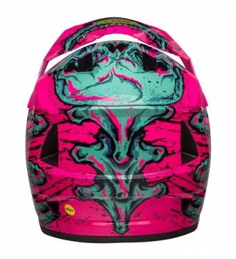 Foto mini 3 - Kask full face BELL SANCTION 2 DLX MIPS  bonehead gloss pink turquoise roz. XS/S 51-55cm