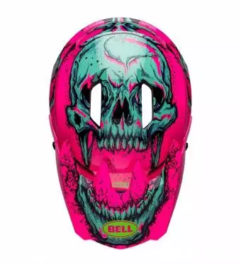 Foto mini 4 - Kask full face BELL SANCTION 2 DLX MIPS  bonehead gloss pink turquoise roz. XS/S 51-55cm