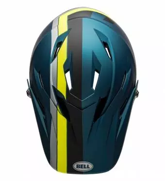 Foto mini 4 - Kask full face BELL SANCTION agility matte blue hi-viz roz. XS 48-51 cm