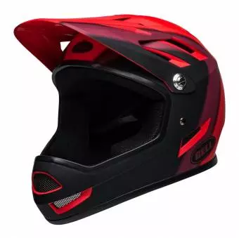 Foto mini 2 - Kask full face BELL SANCTION presences matte red black roz. XS 48-51cm
