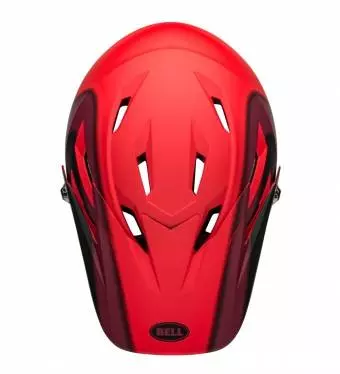 Foto mini 4 - Kask full face BELL SANCTION presences matte red black roz. XS 48-51cm