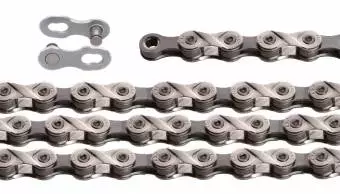 Foto mini 2 - Łańcuch KMC X8 114 ogniw srebrno-szary, spinka, BOX