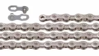 Foto mini 2 - Łańcuch KMC X10 EL 114 ogniw srebrny, spinka, BOX