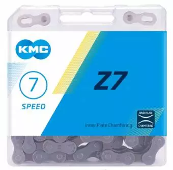 Foto mini 3 - Łańcuch KMC Z7 szaro-brązowy 114 ogniw BOX