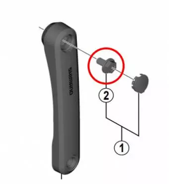Foto mini 4 - Śruba mocująca korbę na kwadrat do suportu SHIMANO FC-E6000