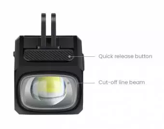 Foto mini 3 - Lampka przednia MAGICSHINE EVO 1100 BLACK, 1100 lumenów, Czarna, Z Uchwytem