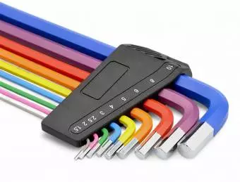 Foto mini 2 - Zestaw 9 kluczy imbusowych 1.5mm - 10mm organizer, stal cr-v