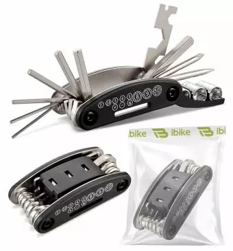 Multitool rowerowy 16w1 imbusy, klucze