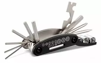 Foto mini 2 - Multitool rowerowy 16w1 imbusy, klucze
