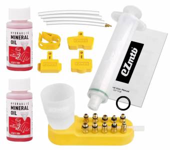 Zestaw do odpowietrzania hamulców EZmtb Bleed Kit 2024 LITE + olej 2 x 60ml