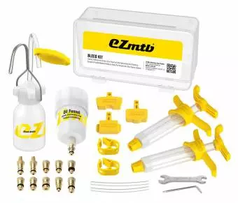 Foto mini 2 - Zestaw do odpowietrzania hamulców EZmtb bleed kit 2022 STD Box + olej 2 x 60ml