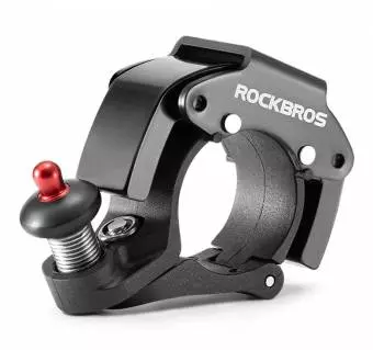 Foto mini 1 - Dzwonek Rowerowy Rockbros C kształt, 34210006001 czarny