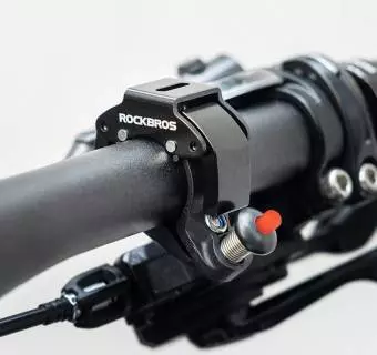 Foto mini 2 - Dzwonek Rowerowy Rockbros C kształt, 34210006001 czarny