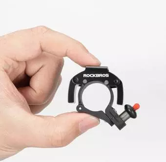 Foto mini 3 - Dzwonek Rowerowy Rockbros C kształt, 34210006001 czarny