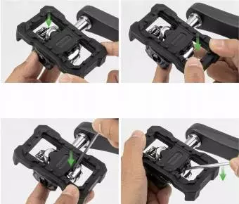 Foto mini 4 - Adapter pedałów SPD Rockbros - nakładki plastikowe, czarne