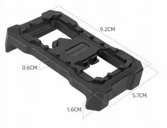 Foto mini 5 - Adapter pedałów SPD Rockbros - nakładki plastikowe, czarne