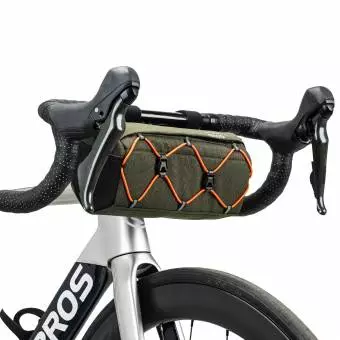 Torba rowerowa sześciokątna ROKBROS na ramę 2.2L ciemnozielona