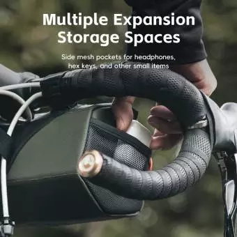 Foto mini 3 - Torba rowerowa sześciokątna ROKBROS na ramę 2.2L ciemnozielona