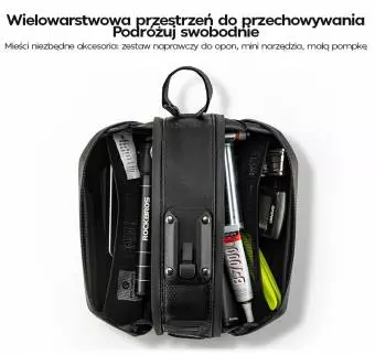 Foto mini 4 - Torba pod siodłowa ROCKBROS 1.7L B69 czarna