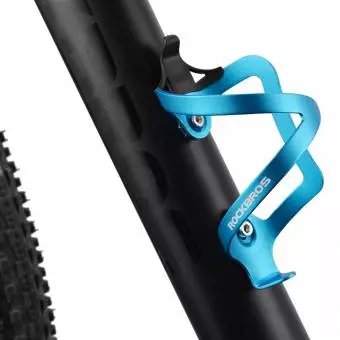 Foto mini 2 - Koszyk na bidon Rockbros 2017-11BBL aluminiowy niebieski
