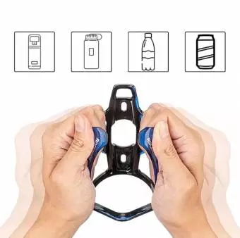 Foto mini 3 - Uchwyt na bidon lekki ROCKBROS 35g niebieski