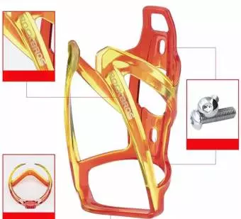 Foto mini 2 - Uchwyt na bidon lekki ROCKBROS 35g czerwono-żółty