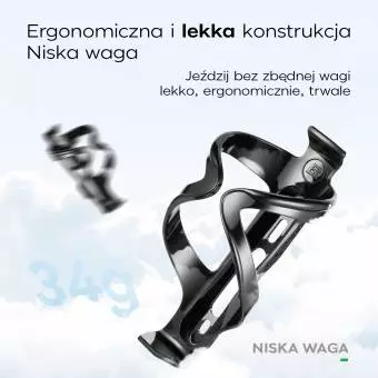 Foto mini 3 - Uchwyt na bidon lekki ROCKBROS 35g różowy