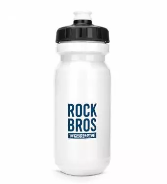 Bidon rowerowy z osłoną Rockbros biały 600ml