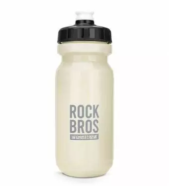 Bidon rowerowy z osłoną Rockbros beżowy 600ml