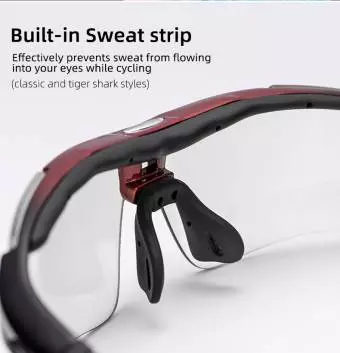 Foto mini 3 - Okulary rowerowe Rockbros polaryzujące czarno czerwone