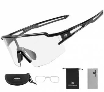 Okulary rowerowe Rockbros Fotochromowe Przeciwsłoneczne Wiatroszczelne