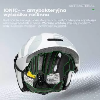 Foto mini 4 - Kask Rowerowy Rockbros dla dzieci z uchwytem na światło zółty 54–58 cm
